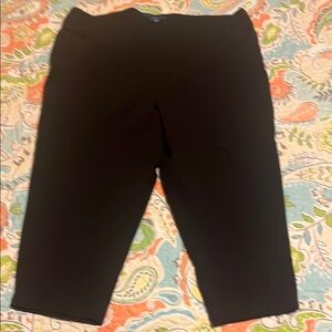 Apt. 9 Classic Black capris slacks size 18W